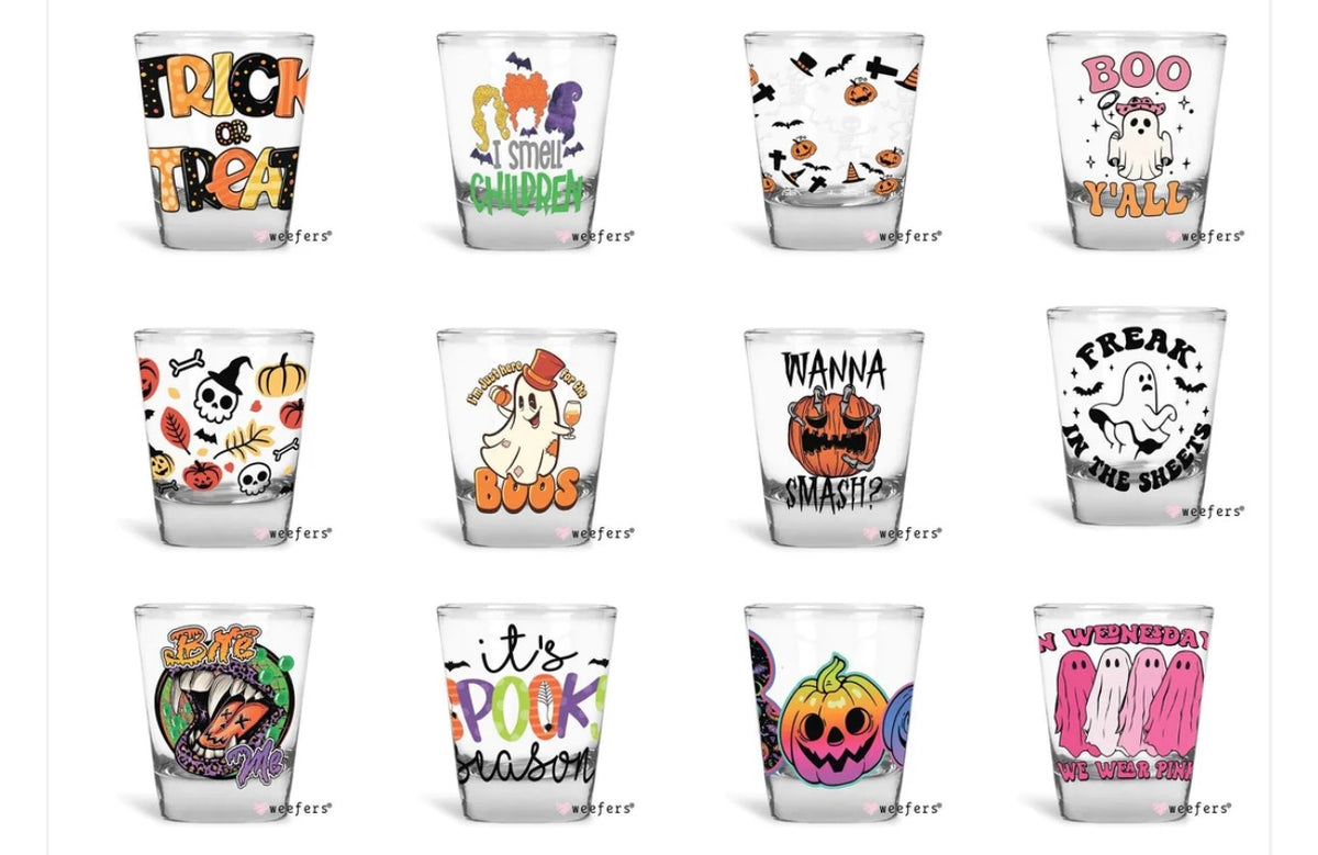 “Random” SHOT GLASS Decal