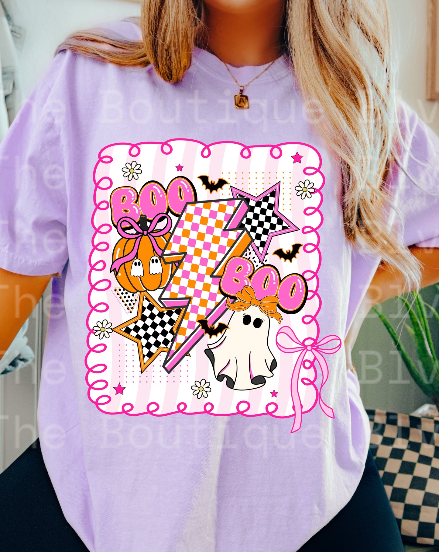 "Lightning bolt Boo" t-shirt