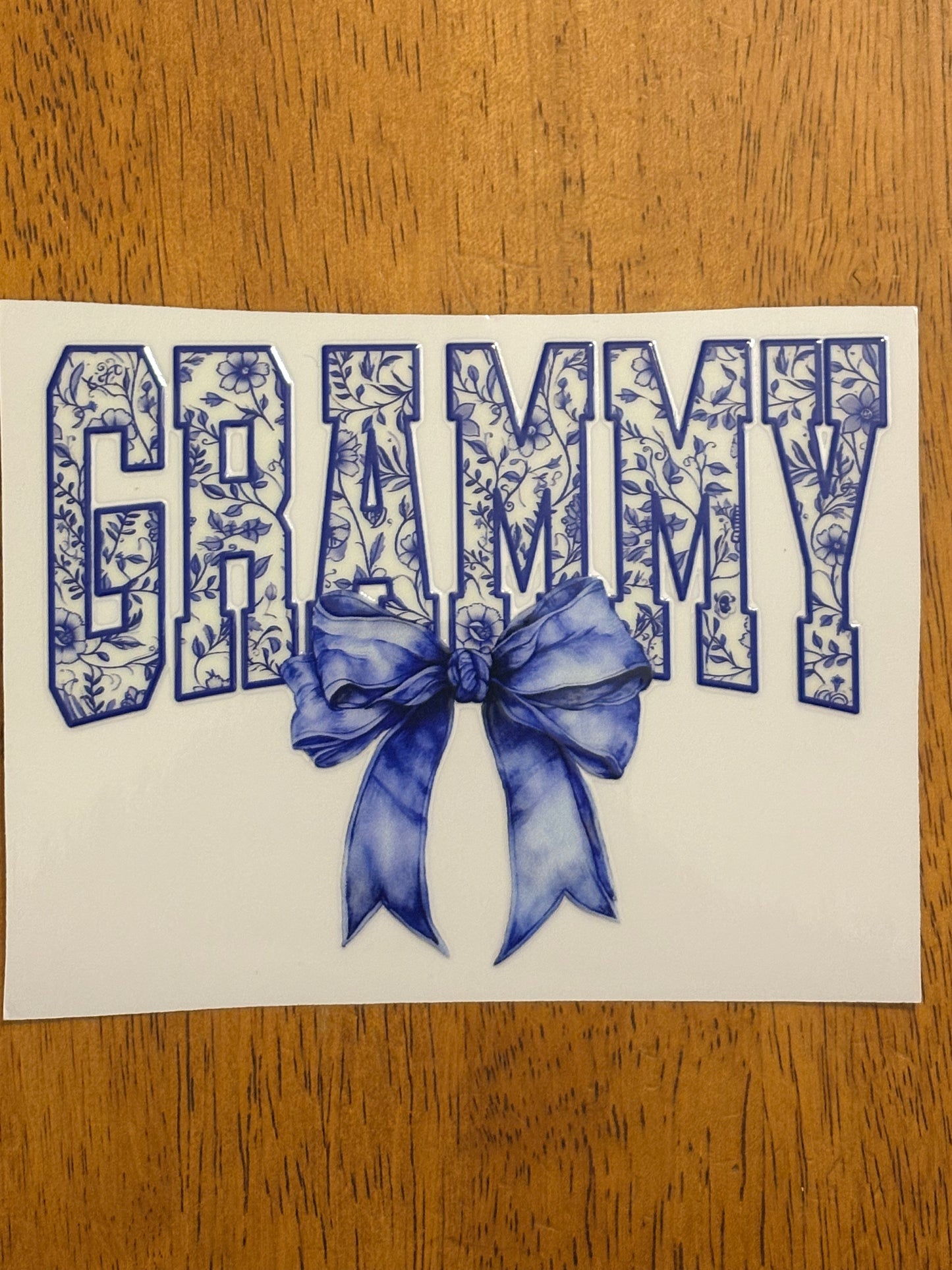 “Grammy toile” Decal