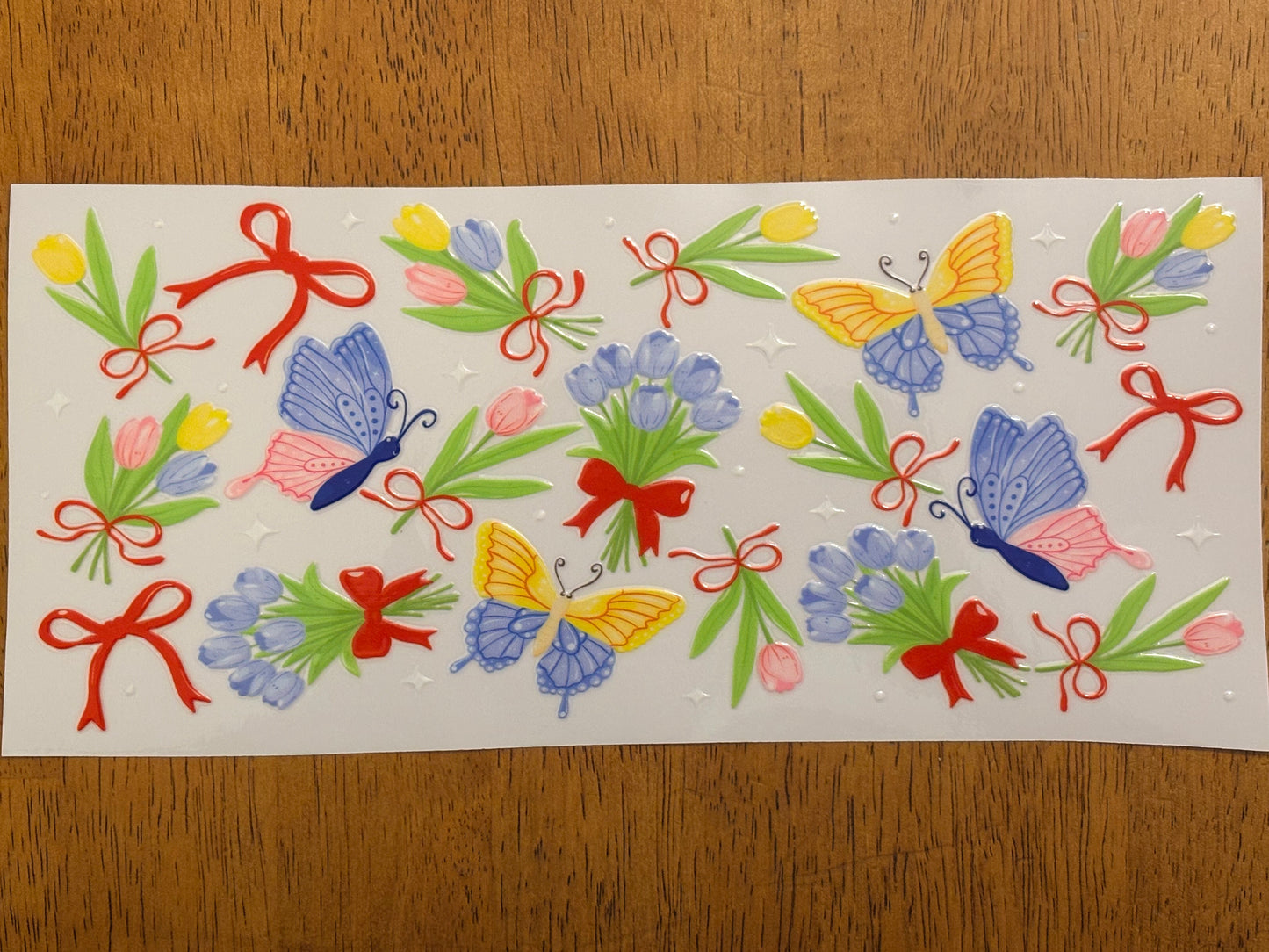 "Flowers and butterflies” Wrap #30A