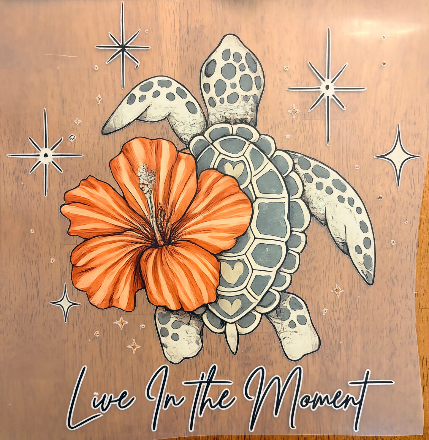 “Live in the moment”