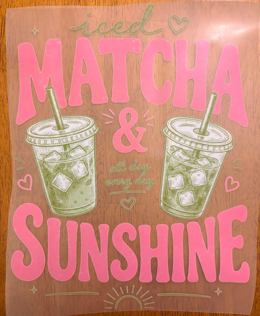 “Matcha & sunshine”