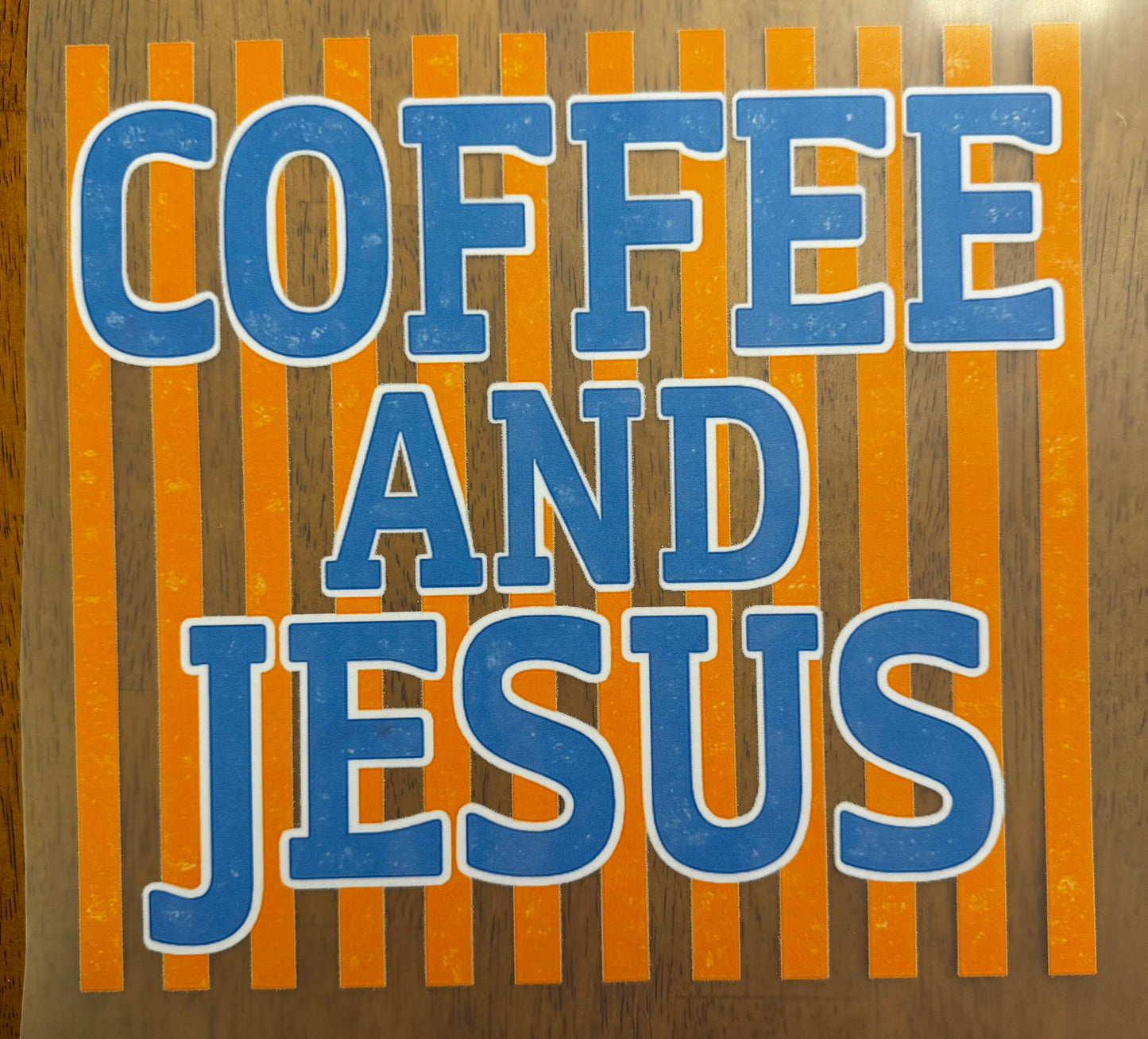 "Coffee and Jesus"