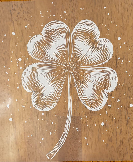 “White clover splatter"
