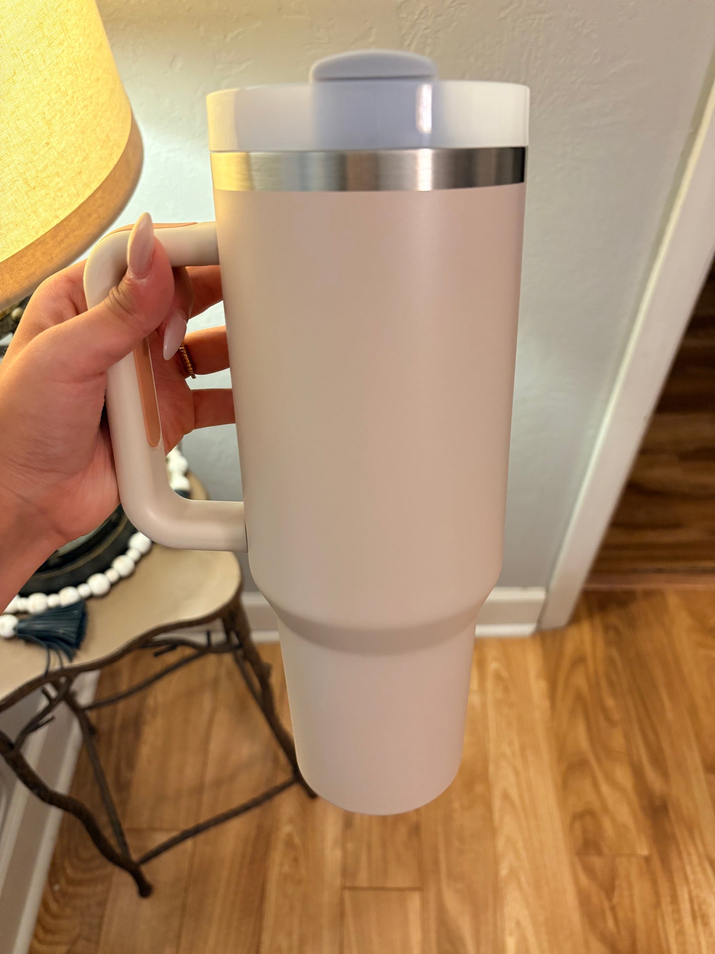 40oz ROSE QUARTZ INSULATED tumbler