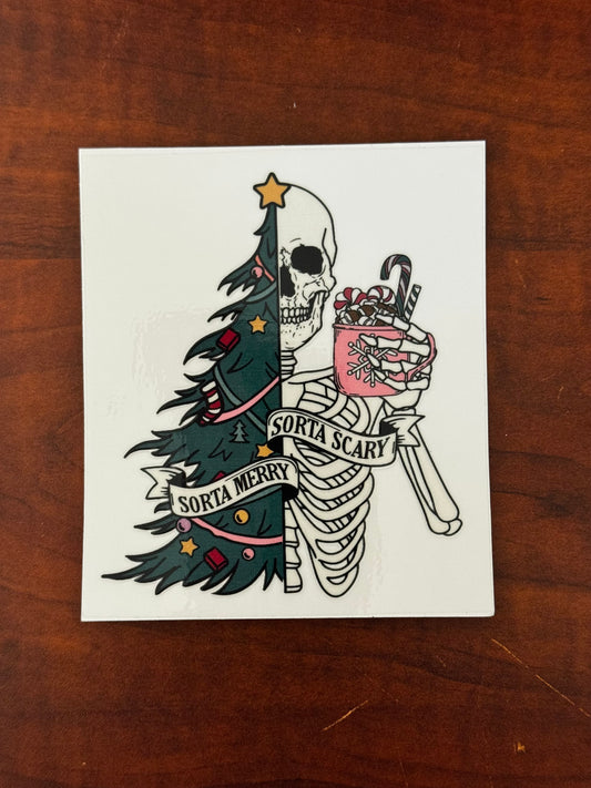 “Sorta Merry Sorta Scary” Decal