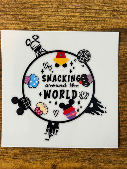 "MULTIPLE DSNY SNACKS” Decals