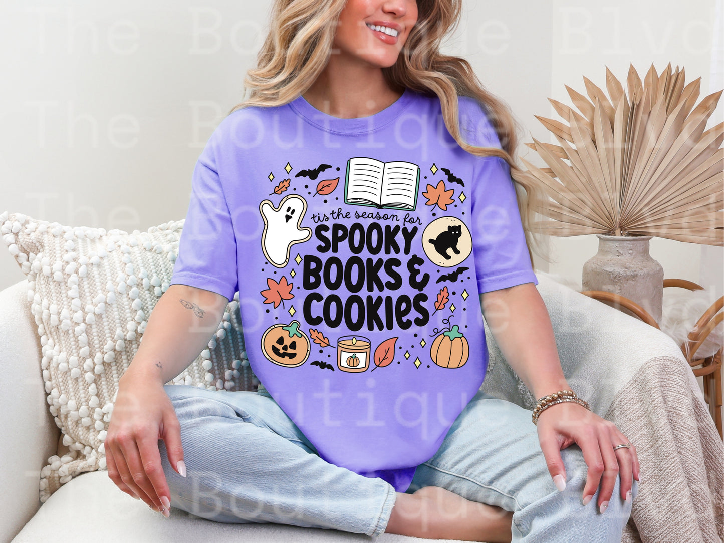 “Spooky books & cookies" t-shirt