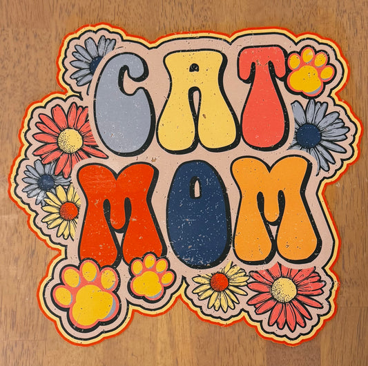 “Floral cat mom”
