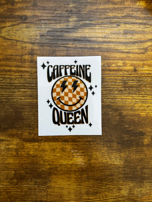 “Caffeine queen” Decal