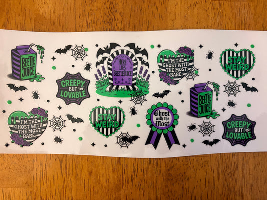 "Ghost with the most” Wrap #61A