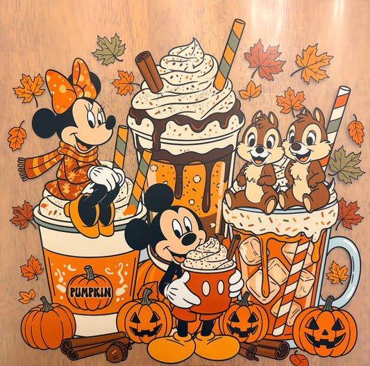 “Fall coffee characters”
