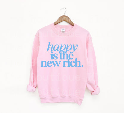 “Happy is the new rich”