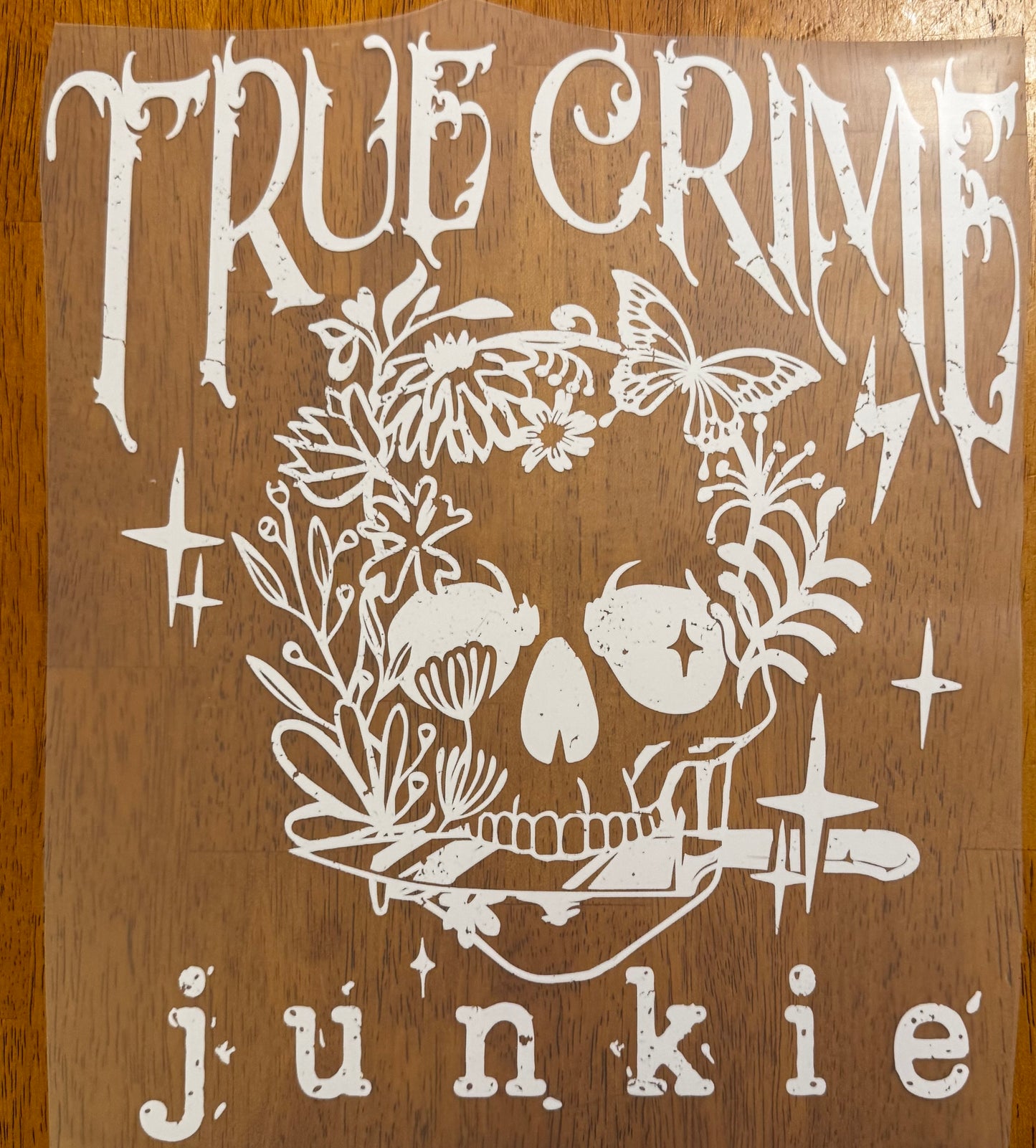 "True crime junkie"