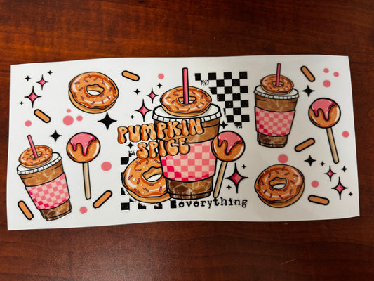 “Pumpkin spice everything” 40oz Wrap