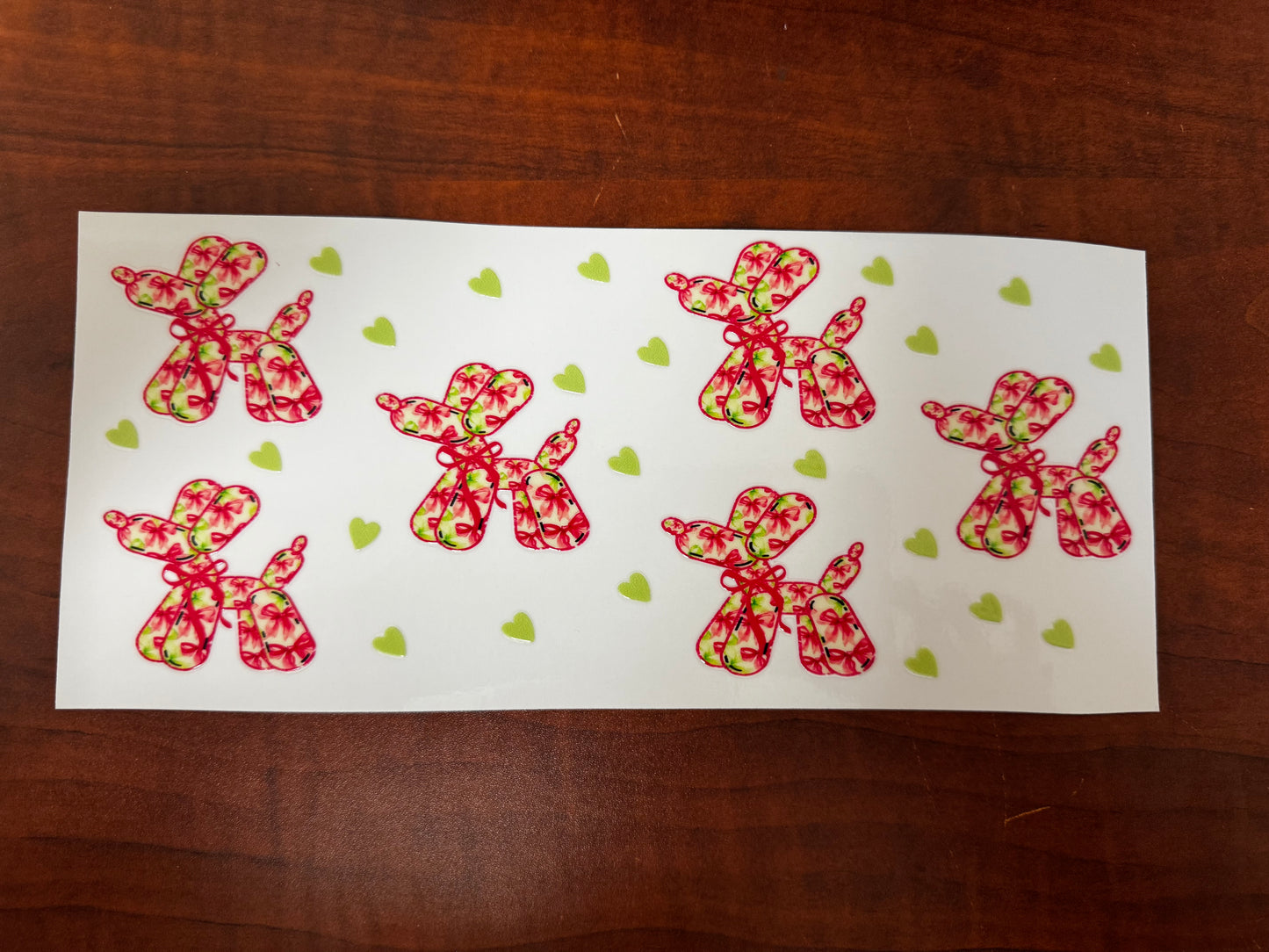 “Floral Balloon dog” Wrap #376