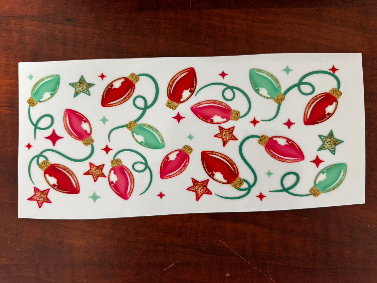 “Retro Christmas lights” Wrap #274