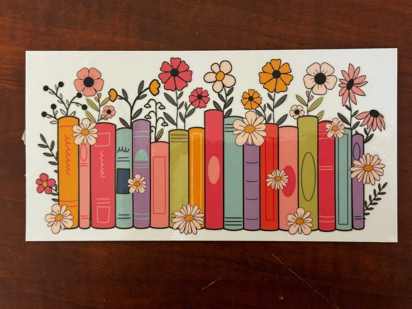“Books & Flowers” Wrap #334