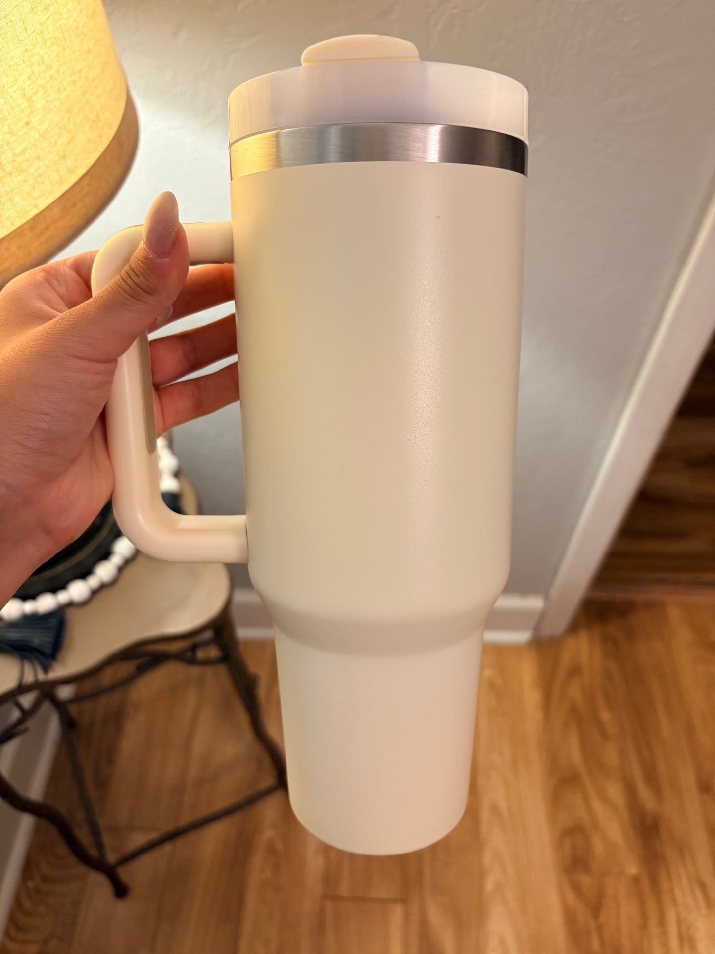 40oz CREAM INSULATED tumbler