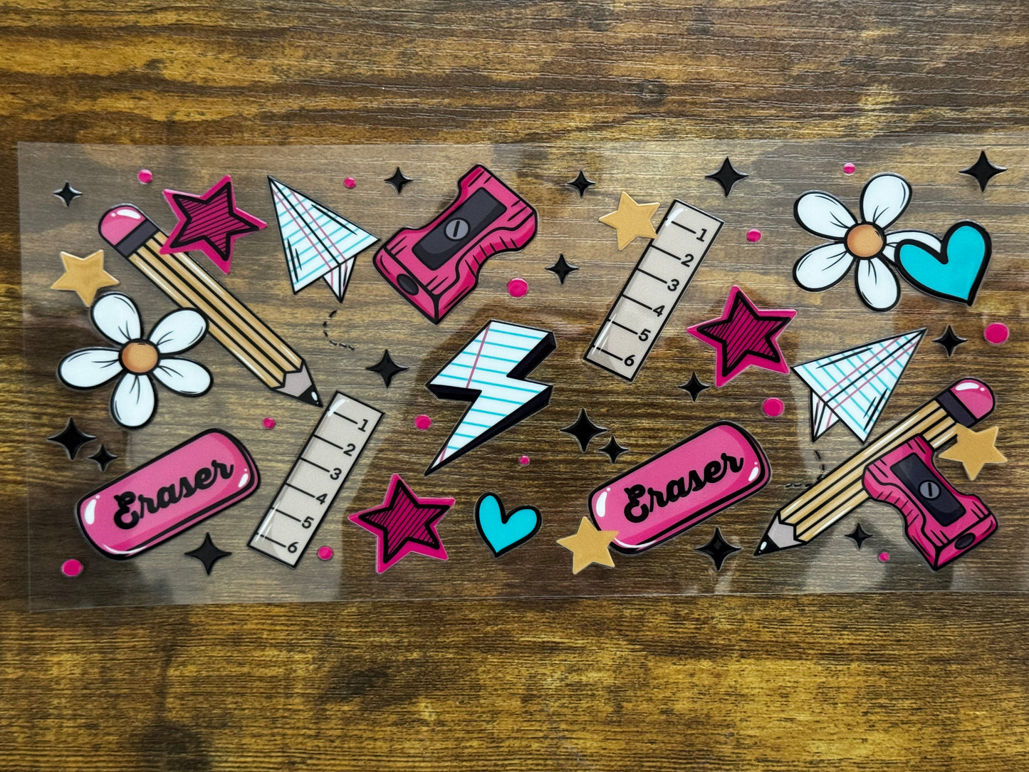 “Teach school supplies" Wrap #23