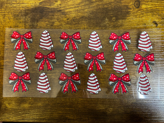 “Christmas cakes and bows” Wrap #241