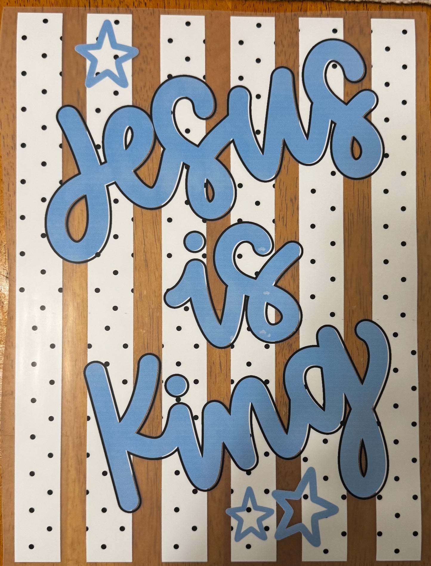 “Jesus is king”