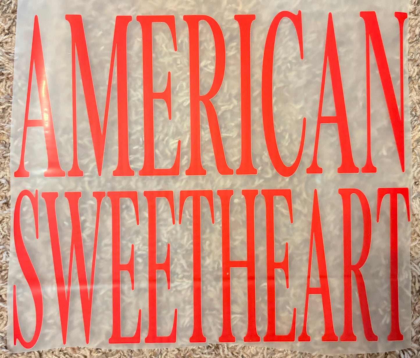 “American sweetheart”