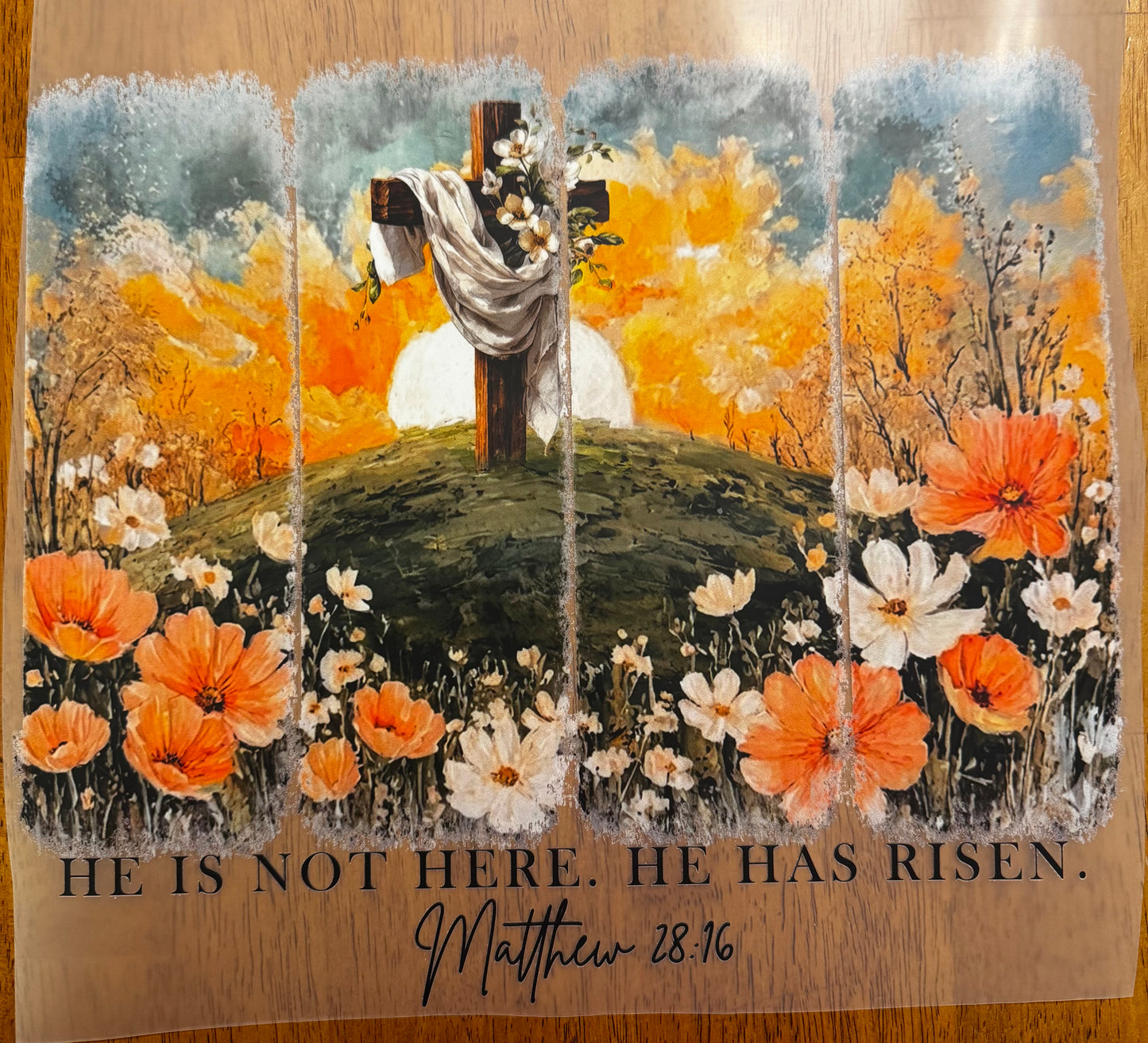 "He is not here, He has risen"