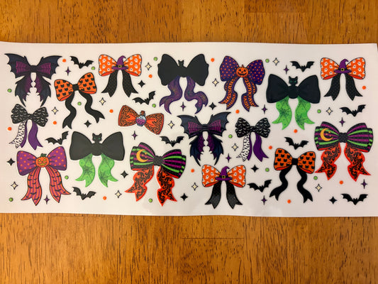 "Halloween bows” Wrap #59A