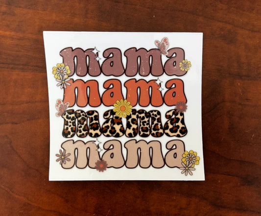 “Mama x4” Decal
