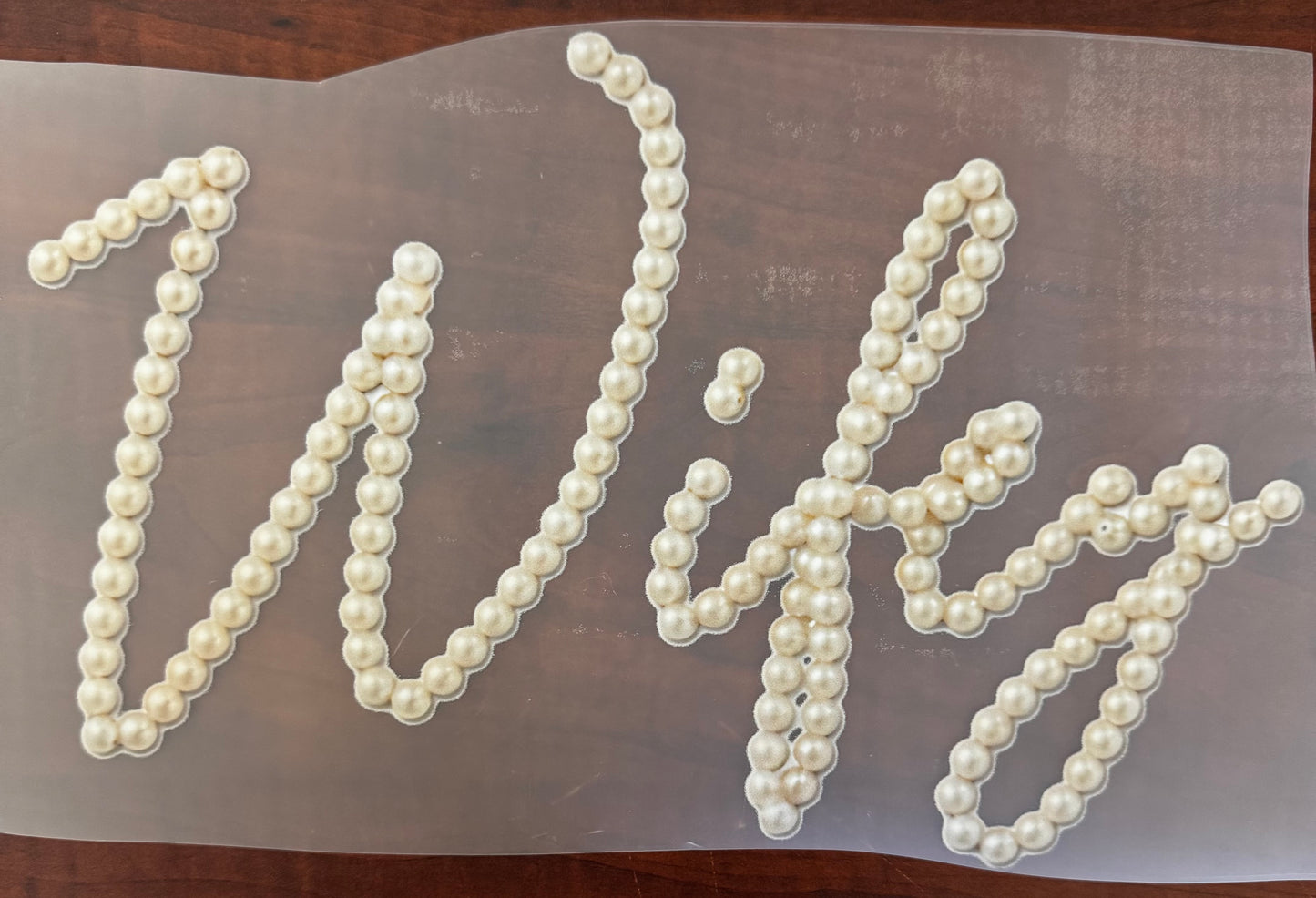 "Wifey pearls"