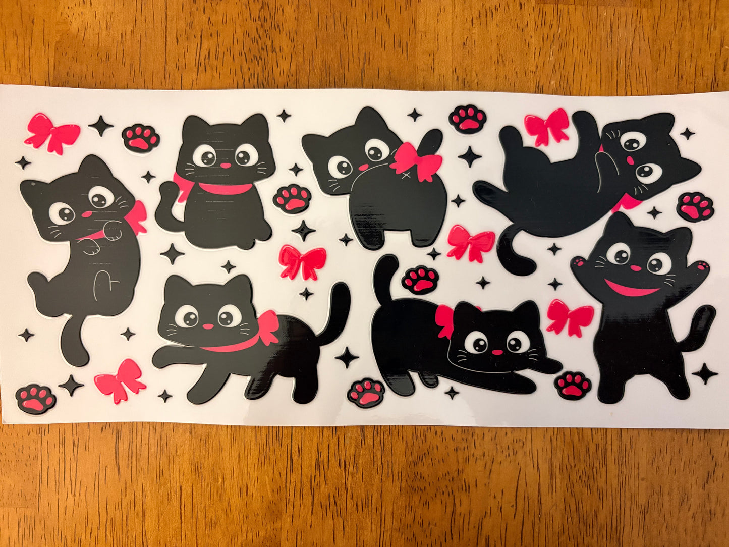 "Black kitty” Wrap #57A
