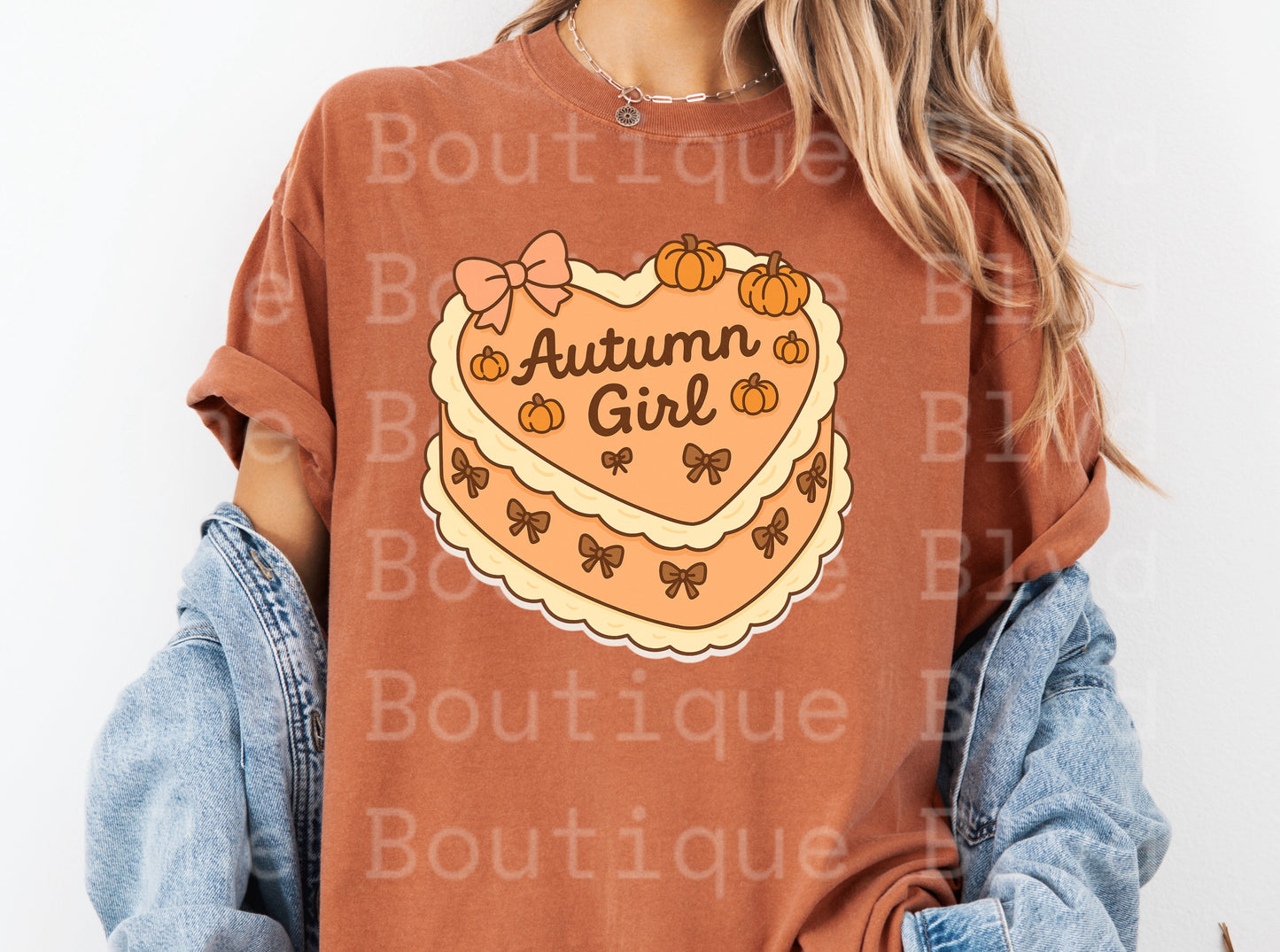 “Autumn girl cake" t-shirt