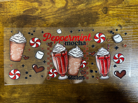“Peppermint mocha” Wrap #246