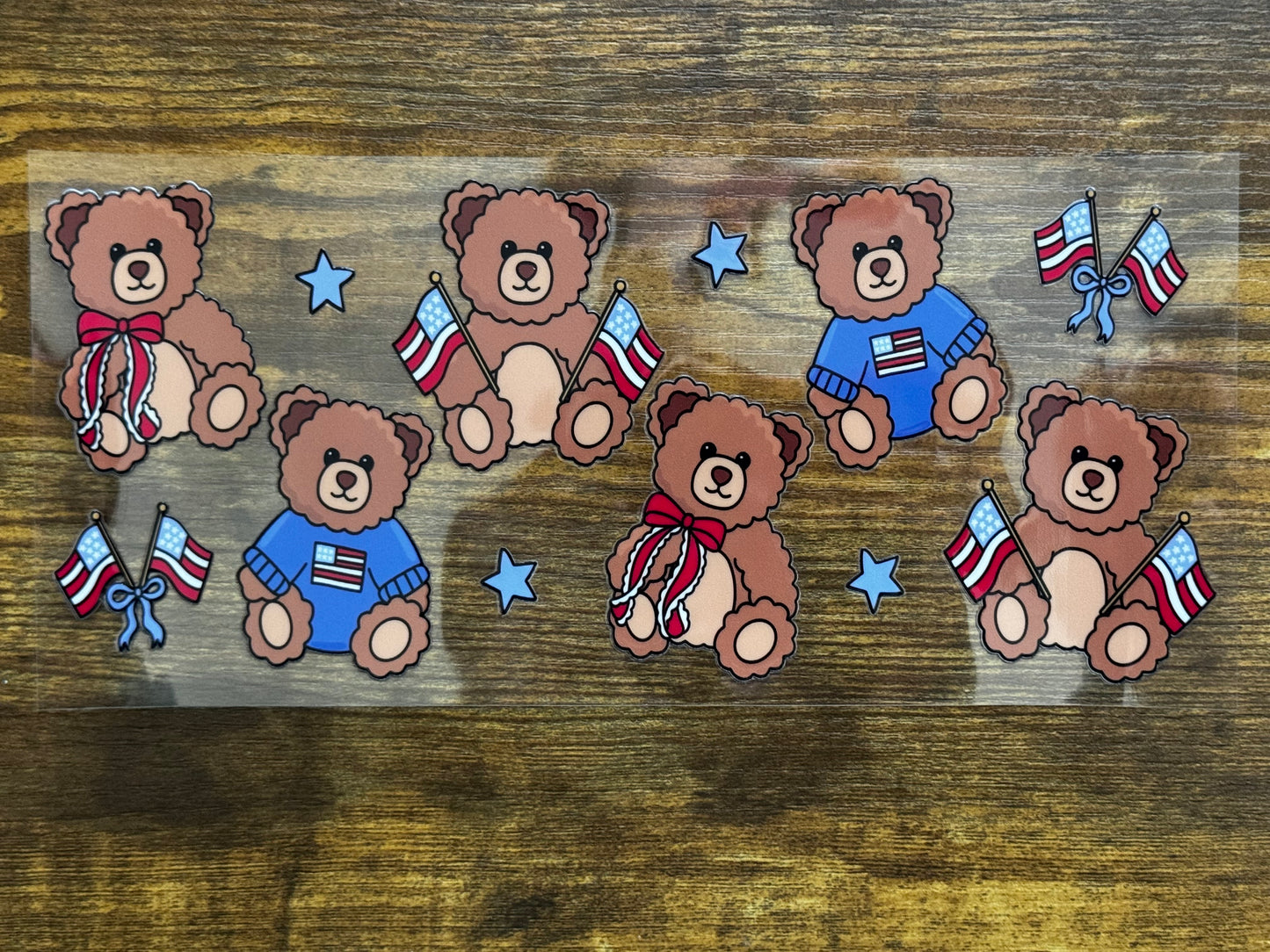 “Patriotic bears" Wrap #32