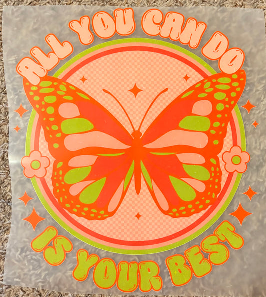 “All you can do is your best”
