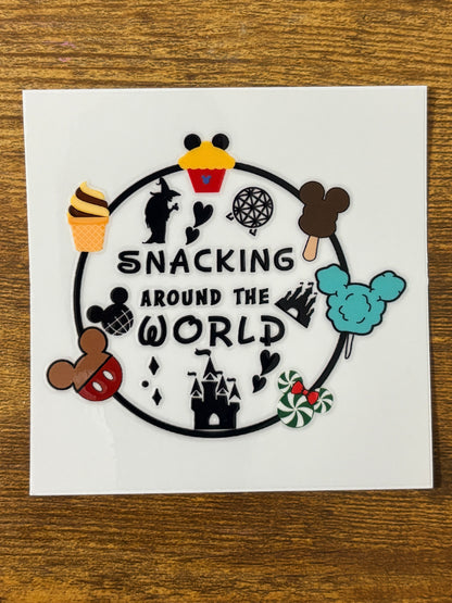 "MULTIPLE DSNY SNACKS” Decals