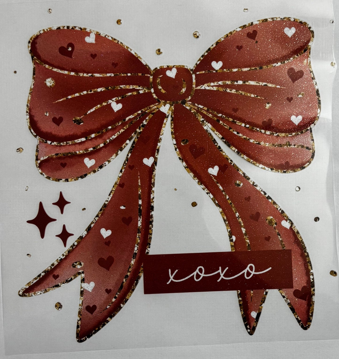 GLITTER “Bow xoxo”