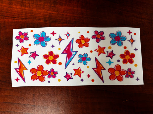 “Lightning bolt retro” Wrap #383