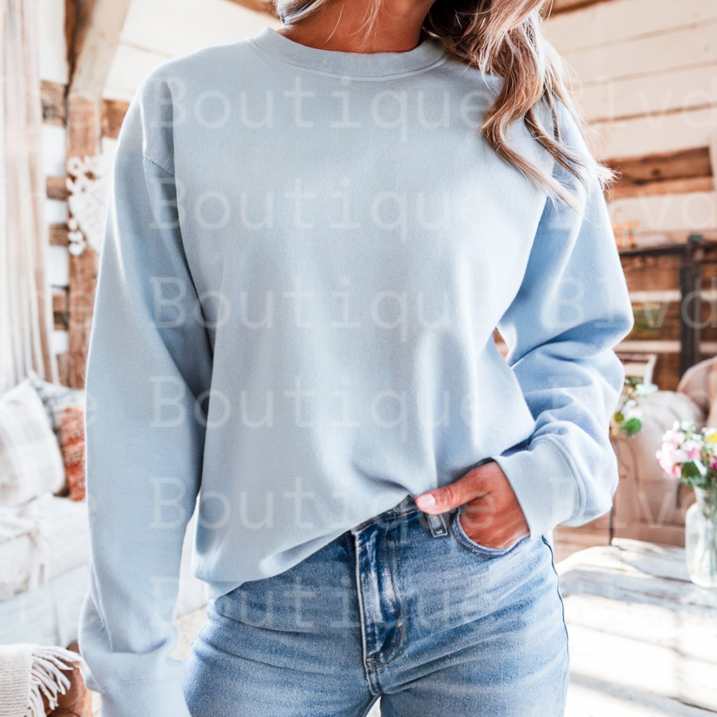 PICK YOUR DESIGN *BABY BLUE Gildan Unisex Sweatshirt