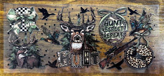 “Hunt, respect, repeat" Wrap #100