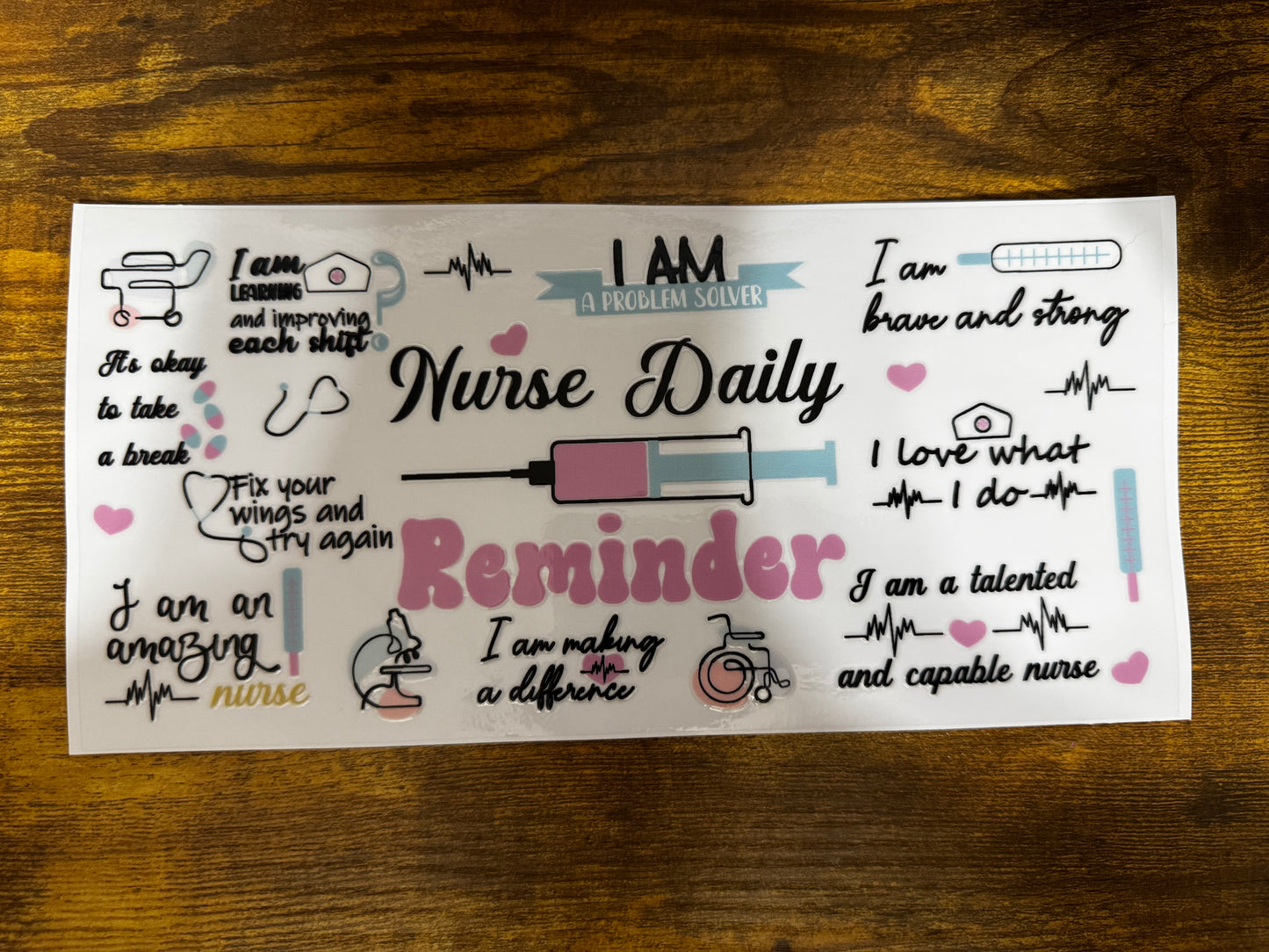 MULTIPLE “Nurse” Wraps #287