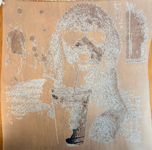 “Doodle iced coffee”
