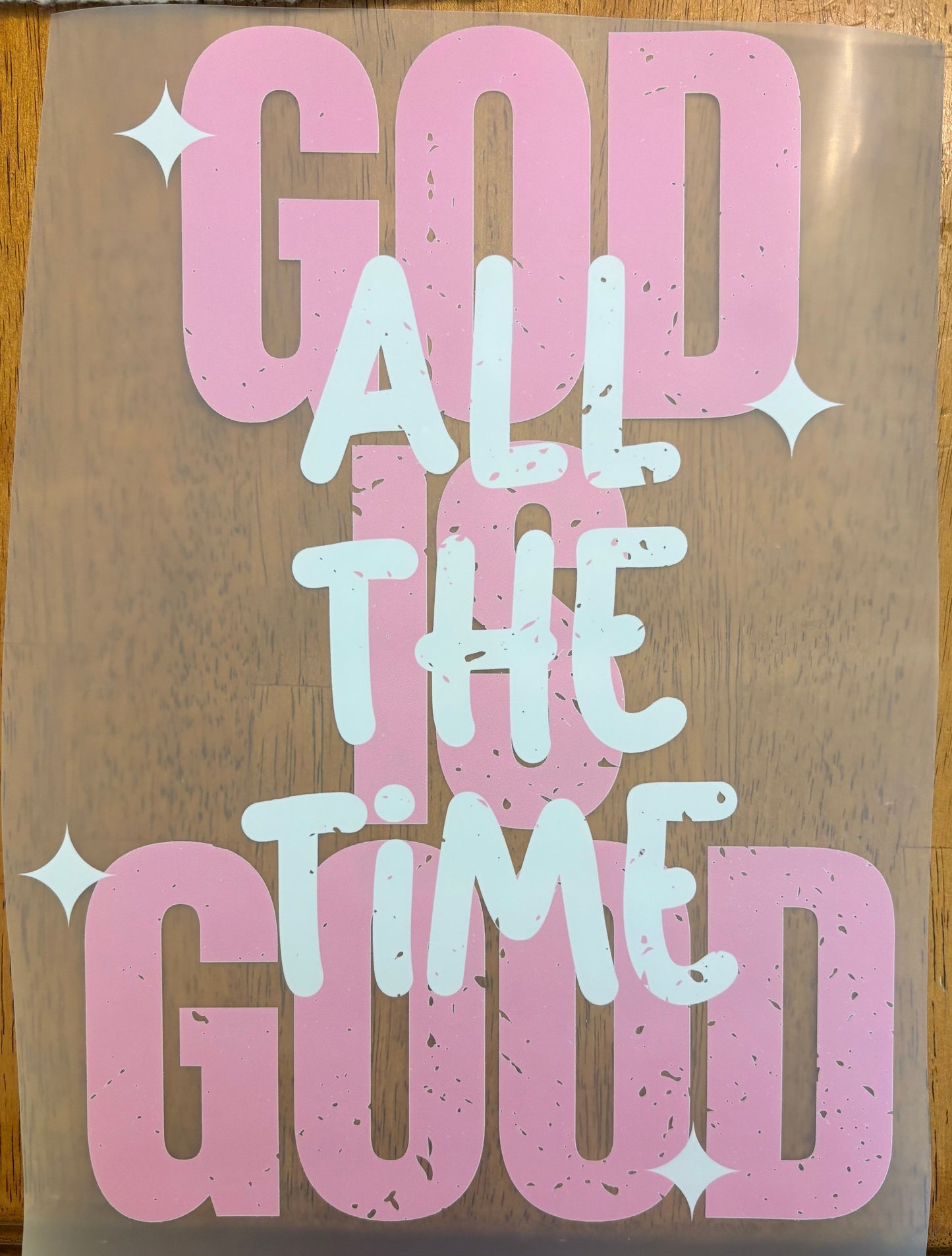 “God is good all the time”
