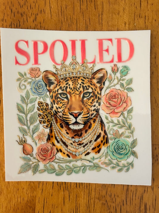 "Spoiled” Decal