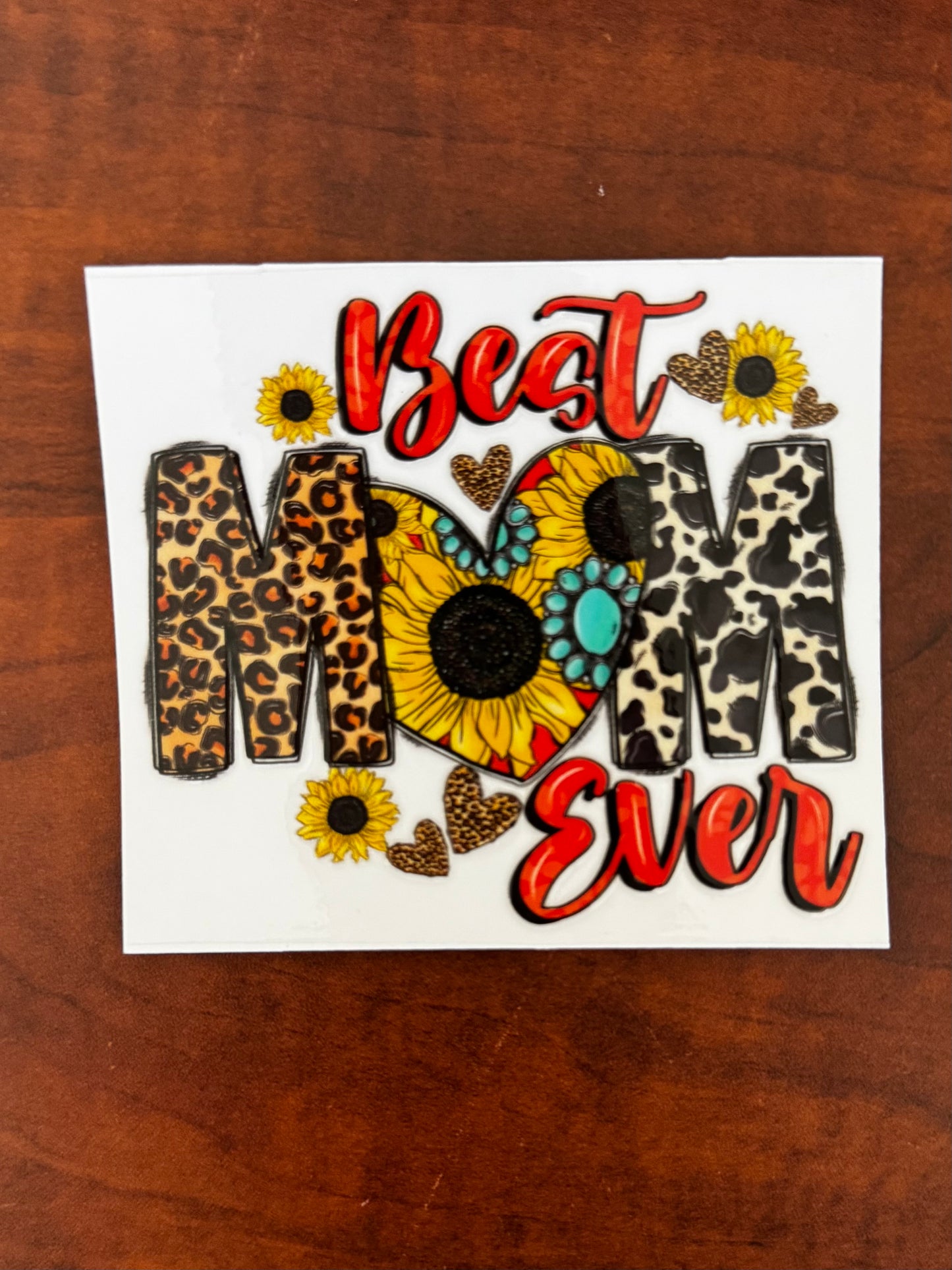 “Best mom ever western” Decal