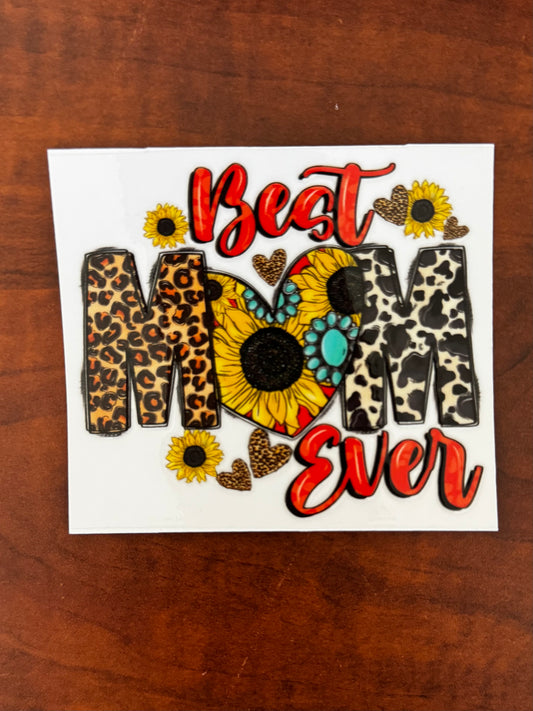“Best mom ever western” Decal