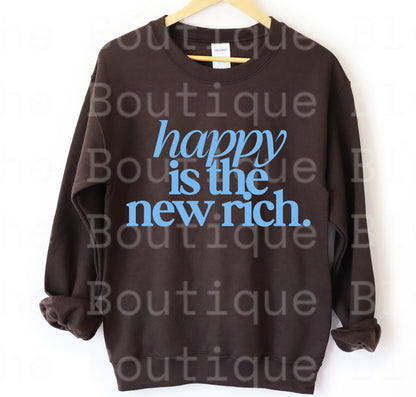 “Happy is the new rich”