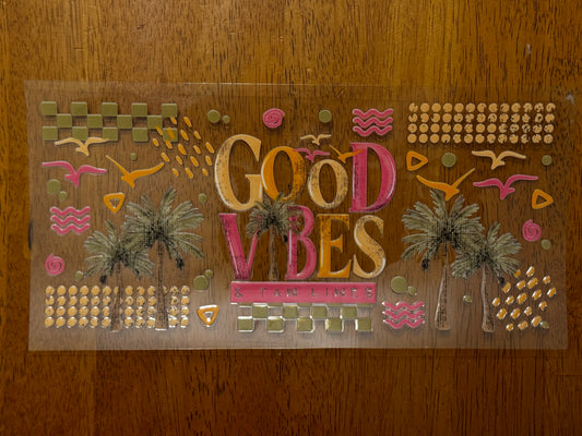 “Good vibes and tan lines" Wrap #86