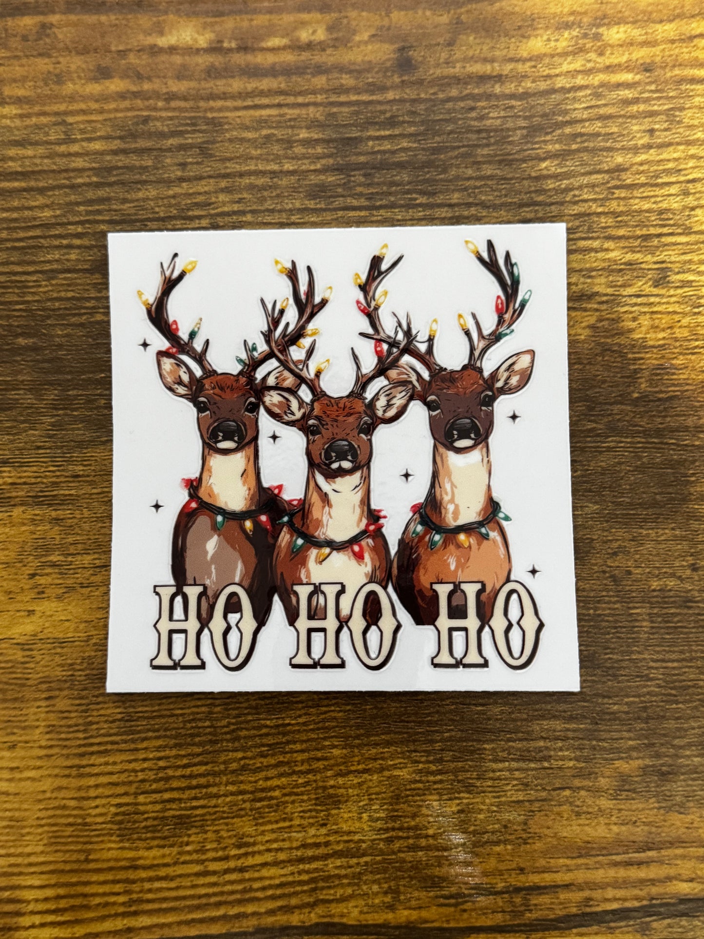 “Ho Ho Ho deers” Decal